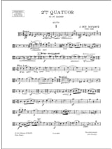 Quatuor à cordes n° 2 - Parties - Joseph-Guy Ropartz - Partition